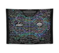 The Healing Web Tapestry Mental Health Wall Art Holistic Health Posters (1) Wall Art Scroll Tapestries Painting Picture Living Room Decor Home Bedroom 30"x40"