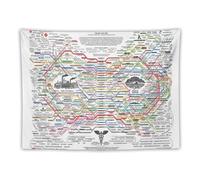 The Healing Web Tapestry Mental Health Wall Art Holistic Health Posters (4) Wall Art Picture Print Modern Family Bedroom Decor Tapestries 30"x40"