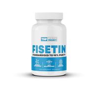 The Health Project Fisetin 90 Capsules - Standardised to 98% Purity 100mg per Capsule - Supports Brain Health - Natural Antioxidant - Vegan Friendly 90 Servings