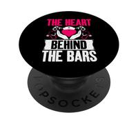 The Heart behind the Bars Correctional Nurse PopSockets Adhesive PopGrip
