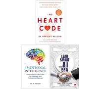 The Heart Code, Emotional Intelligence & Lead Smart in the AI Era 3 Books Collection Set