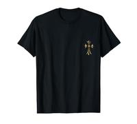 The Heart Diamonds Profound Gold Cross Value Graphic T-Shirt