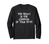 The Heart is The Compass of Your Path Mindfulness Meditation Long Sleeve T-Shirt