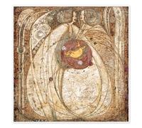 The heart of the rose Poster by Margaret MacDonald Mackintosh 20 x 20 cm Brown Wall art Wall decor