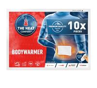 THE HEAT COMPANY Bodywarmer - 10 Pieces - EXTRA WARM - Adhesive - Warmer for Back and Neck - 12 Hours Pleasant Warmth - Instant Heat - Air Activated - Purely Natural
