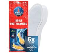 THE HEAT COMPANY Insole Foot Warmer - EXTRA WARM - 8 Hours Warm Feet | 100% Natural, Instant Heat, Foot Warmers, Air Activated, Insole Warmer for Men & Women, Sizes S, M, L, XL, 5,10 or 30 pairs
