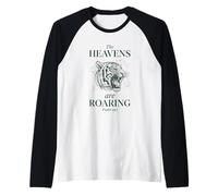 The Heavens are Roaring Christian Psalm Bible Raglan Baseball Tee
