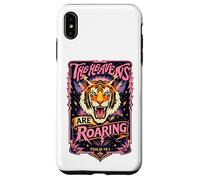 The Heavens Are Roaring Christian Quote Streetwear Tiger Case for iPhone XS Max