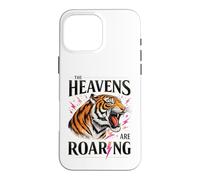 The Heavens Are Roaring Fierce Tiger Design Case for iPhone 16 Pro Max