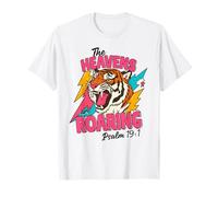 The Heavens are Roaring Psalm 19 1 Bible Verse Boho Women T-Shirt