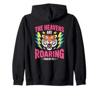 The Heavens are Roaring Psalm 19:1 Christian Faith Zip Hoodie