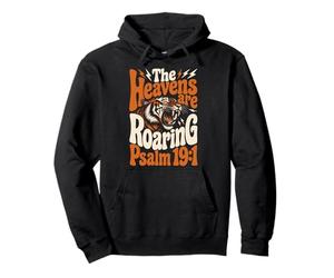 The Heavens are Roaring Psalm 19:1 | Retro 1970s Groovy Pullover Hoodie