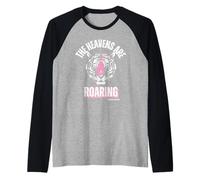 The Heavens Are Roaring Raglan Baseball Tee
