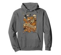 The Heavens Are Roaring Tiger Tee Fall Bible Verse Christian Pullover Hoodie