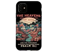 The Heavens Declare Glory of God Psalm 19:1 Vintage Hiker Case for iPhone 11