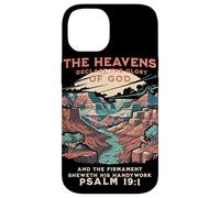 The Heavens Declare Glory of God Psalm 19:1 Vintage Hiker Case for iPhone 14