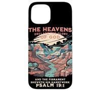 The Heavens Declare Glory of God Psalm 19:1 Vintage Hiker Case for iPhone 15