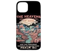 The Heavens Declare Glory of God Psalm 19:1 Vintage Hiker Case for iPhone 15 Plus