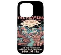 The Heavens Declare Glory of God Psalm 19:1 Vintage Hiker Case for iPhone 15 Pro