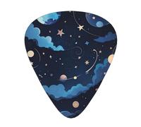 The Heavens Guitar Picks 12 Pcs, Acoustic Essential Thick And Thin Plectrums Students 0.46 0.96 0.71 M