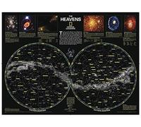 The Heavens Map [Tubed] - Reference Maps: Wall Maps Space (National Geographic Reference Map)