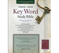 The Hebrew-Greek Key Word Study Bible: Nasb-77 Edition, Burgundy Genuine Indexed (Key Word Study Bibles): New American Standard Bible, Burgundy, Genuine Leather, Thumb-indexed With Ribbon Marker