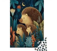 The Hedgehog And Her Children1000 Piece Impossible for Adults Games Gifts Kids Challenge Jigsaw