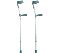 The Helping Hand Company Adjustable Elbow Crutch with Soft PVC Handle, Height Adjustable, 160kg Capacity, Latex-Free 44-109cm (Medium)