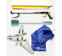 The Helping Hand Company Deluxe Hip Kit/Post Surgery Kit. Knee and Hip Replacement Recovery Kit. Classic Pro Grabber, Soxon Sock Aid, Shoe Horn, Long Handled Sponge