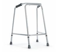 The Helping Hand Company - Ultra Lightweight Walking Frame - Adjustable Height Aluminium Walker for Seniors, Elderly & Adults - Durable Mobility Aid for Balance & Support (Small)