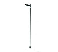 The Helping Hand Fischer Walking Stick Aluminium | Left or Right Handed, Adjustable Height 670 - 1067mm, Medium Or Large, Aluminium Shaft, Non Slip Ferrule, Silver or Black