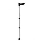 The Helping Hand Silver Fischer Handle Walking Stick, Adjustable Height, Right or Left Handed (Right Handed)