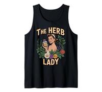 The Herb Lady Medicine Plant Herb Pharma Healing Herbalist Tank Top