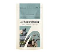 The Herbtender Calm & Collected - Stress Relief with Ashwagandha, Lion’s Mane, Holy Basil & Adaptogens for Sleep Support & Relaxation, Vegan, Organic Calming Supplements, 60 Capsule Pouch