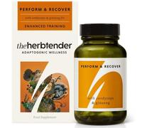 The Herbtender Perform & Recover - Herbal Performance Support with Cordyceps, Rhodiola & Ginseng, Caffeine-Free Adaptogen for Endurance & Recover, Vegan, Organic, 60 Capsules