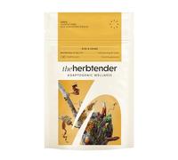The Herbtender Rise & Shine - Natural Energy Supplement, Caffeine-Free with Ginseng and Reishi, Supports Vitality and Cognitive Performance, Vegan, Organic Ingredients (14 Capsule Pouch)