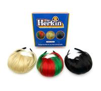 The Herkin Triple Pack Novelty Costume Accessories, Holiday Edition | Includes red & green, blonde, and brunette accessories for parties, gifts, and festive celebrations