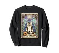 The Hermit Cat Tarot Card Introvert Sweatshirt