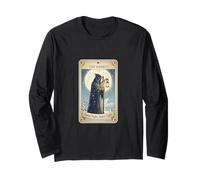 The Hermit Silent Night Christmas Tarot Long Sleeve T-Shirt