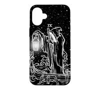 The Hermit Tarot Card Grim Reaper Occult Halloween Goth Case for iPhone 16 Plus