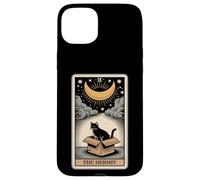The Hermit Tarot Card Mystic Cat In Box Funny Cat Case for iPhone 15 Plus