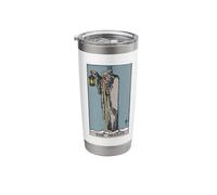 The Hermit Tarot Card Stainless Steel Insulated Tumbler