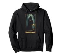 The Hermit Tarot Card Tarot Reader Gothic Pullover Hoodie