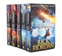 The Heroes of Olympus by Rick Riordan The Complete 5 Books Collection Box Set (Lost Hero, Son of Neptune, Mark of Athena, House of Hades & Blood of Olympus)