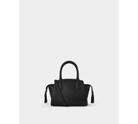 The Hickstead Mini Leather Grab Bag OSPREY LONDON Black One Size