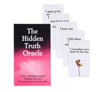 The Hidden Truth Oracle Cards Tarot Card Board Game Party Prophecy Divination