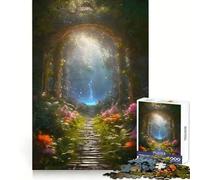 The Hidden Waterfall Jigsaw Puzzles for Teenagers 1000 Piece Enhance Recall Home Leisure Exact Edge (50x75cm)