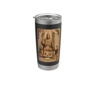 The Hierophant | Tarot Card Scrapbook Design Stainless Steel Insulated Tumbler