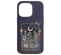 The High Priestess Tarot Art - Mystical Moon Goddess Design Case for iPhone 13 Pro