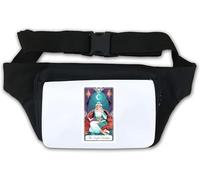 The High Priestess Tarot Card Art Logo Waist Bag Fanny Pack White